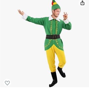 Elf Costume Buddy the Elf Costume Adult. Size XL